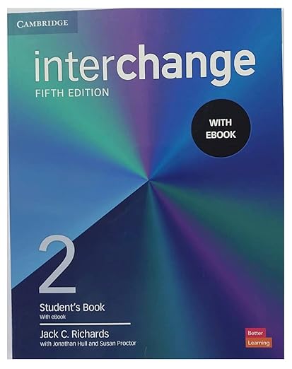 Interchange Level 2 Student'S Book With Ebook 5Th Edition