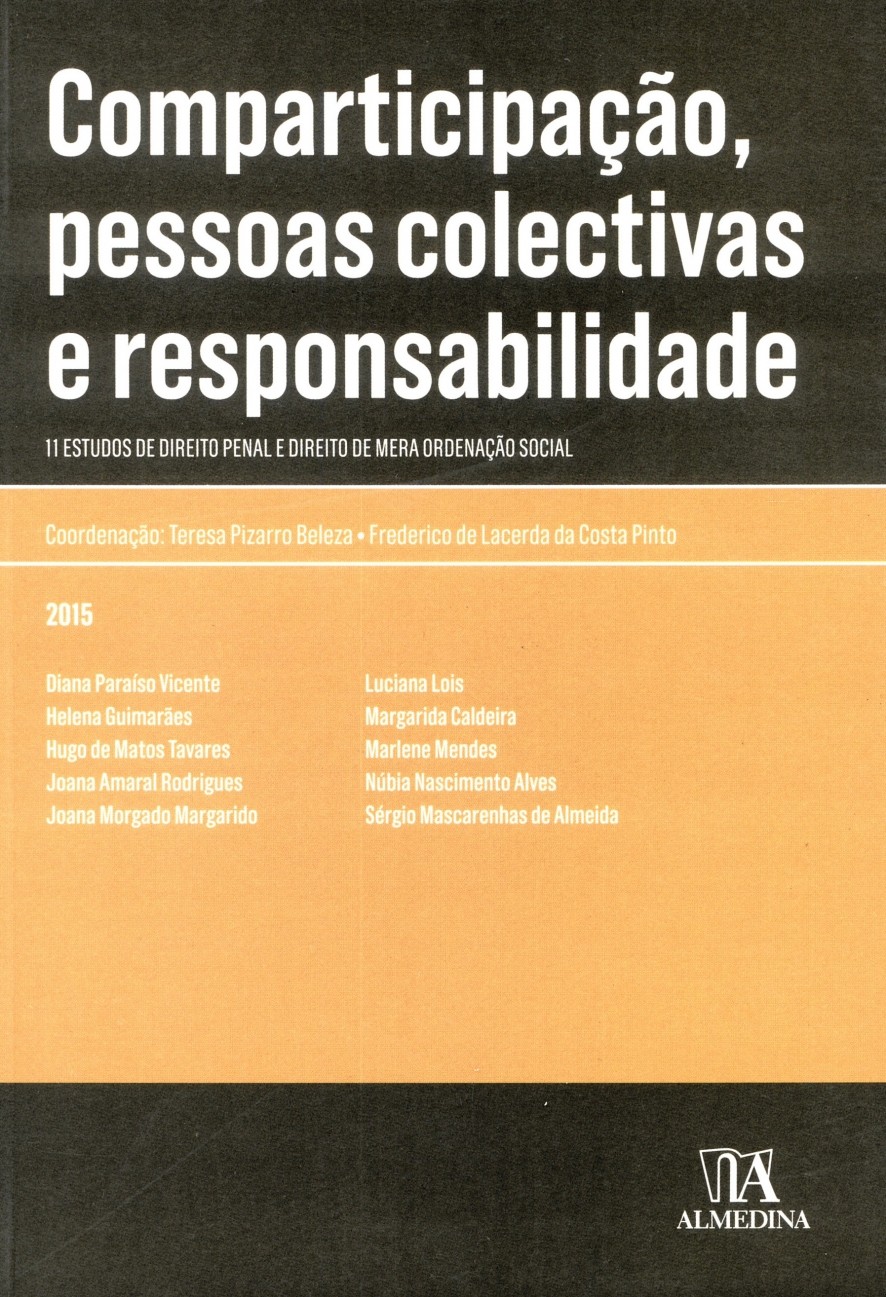 Comparticipação, pessoas colectivas e responsabilidade